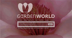 Desktop Screenshot of gardenworldonline.com